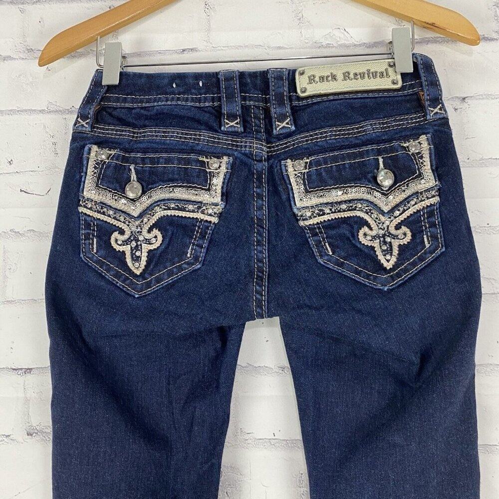 #186 - Rock Revival Denim Betty Skinny Straight Jeans - Size 27